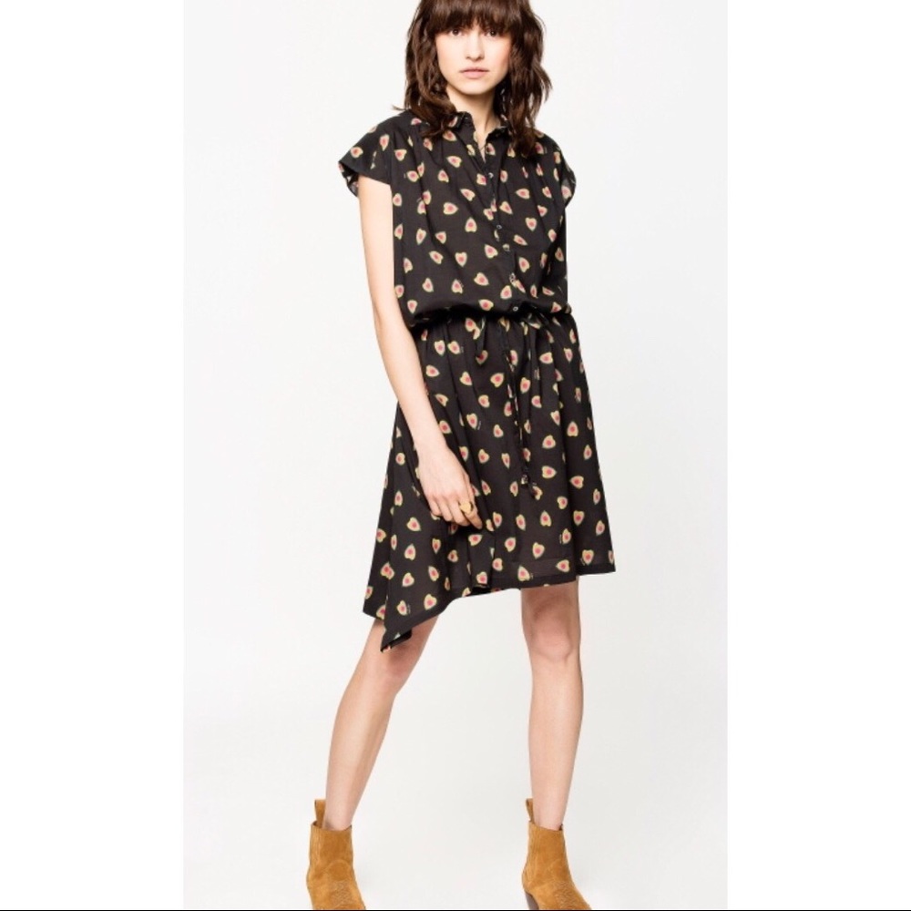 Zadig & Voltaire Requiem Heart Sleeveless Dress